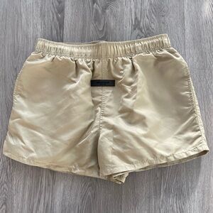 Essentials fear of god Men's Cream Athletic Shorts